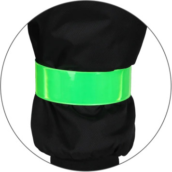 Reflective Green Slap Bracelet-2