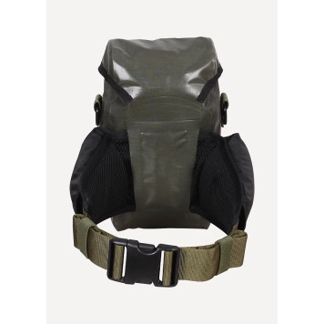 Compact Waterproof Waist Bag Spall v2 (Olive)-3