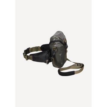 Compact Waterproof Waist Bag Spall v2 (Olive)-7
