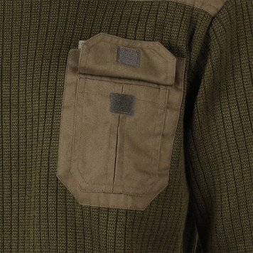 Military Reinforced Sweater C41 Khaki-3
