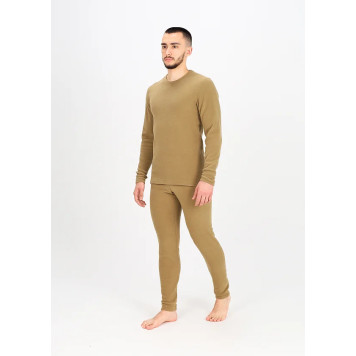 Arctic Thermal Base Layer Long-Sleeve Shirt - Polartec Micro 100 Dark Sand-1