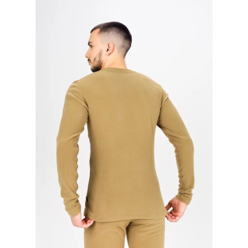 Arctic Thermal Base Layer Long-Sleeve Shirt - Polartec Micro 100 Dark Sand-3