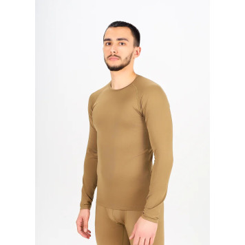 Agat L1 Long-Sleeve Thermal Base Layer Top - Dark Sand