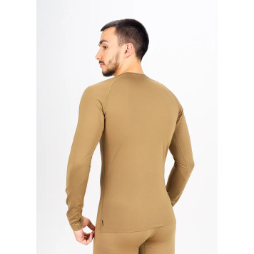 Agat L1 Long-Sleeve Thermal Base Layer Top - Dark Sand-3