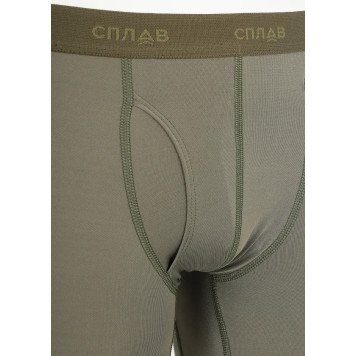 Agat L1 Thermal Underwear - Olive Green Boxer Briefs-3