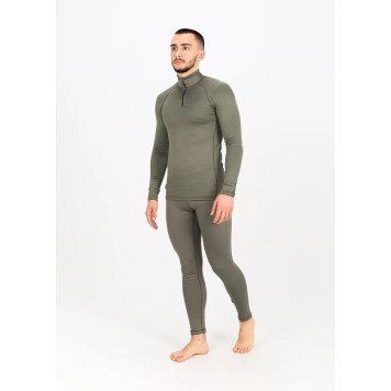Cyclone Long-Sleeve Thermal Base Layer Olive-1