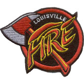 Louisville Fire Embroidered Thermal Patch