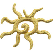 Tribal Sun Embroidery Thermal Patch -01601104