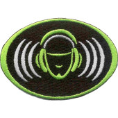 Headphones Embroidery Patch - 01741104