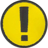 Reflective Exclamation Mark Patch