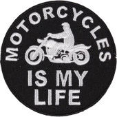 Motorcycle Life Embroidered Thermal Patch