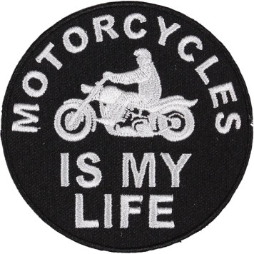 Motorcycle Life Embroidered Thermal Patch