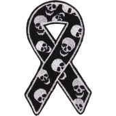 Embroidered Skull Patch -17931194