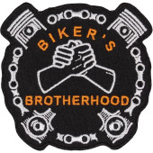 Biker Brotherhood Embroidered Thermal Patch