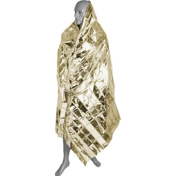 Dual-Sided Thermal Blanket Gold/Silver Track-1