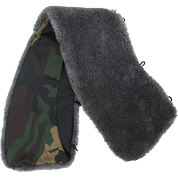 Artificial Fur Collar in Forest Oxford Style