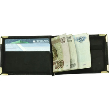 Leather Money Clip & Credit Card Holder-2