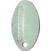 Oval Metal Tag 0015 FPS Russia