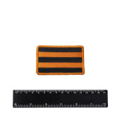 Guardian Chevron / Embroidered Georgian Ribbon 5x8 cm