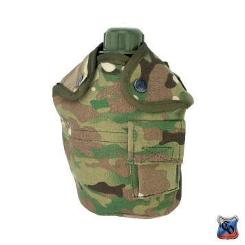 MOLLE-Compatible Pouch for Plastic Canteen with Snap Buttons-4