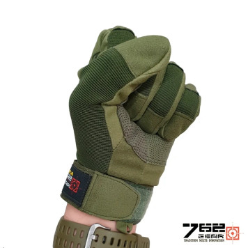 战术7.62装备全指手套 软甲护腕-7