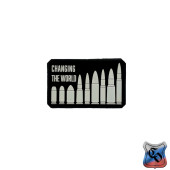 PVC Patch "Changing the World" - Black
