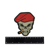 PVC Skull with Cigar Patch