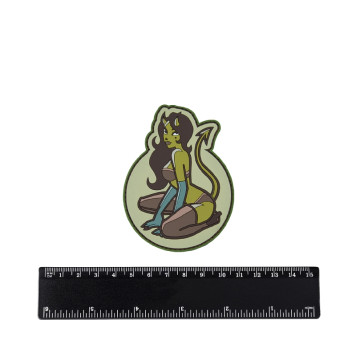 Devil Girl PVC Patch