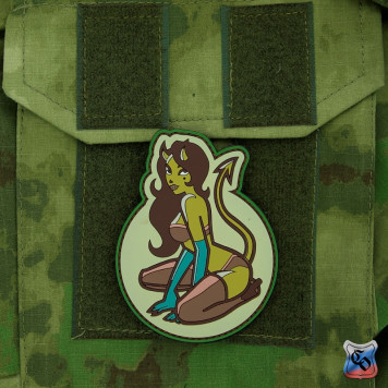 Devil Girl PVC Patch-1