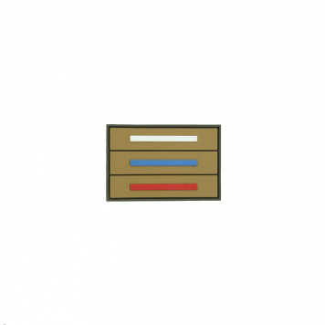 Tactical PVC Russia Flag Patch 4x6 cm