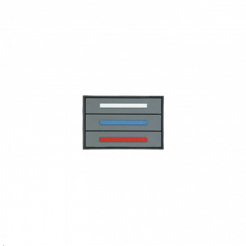 Tactical PVC Russia Flag Patch 4x6 cm-1