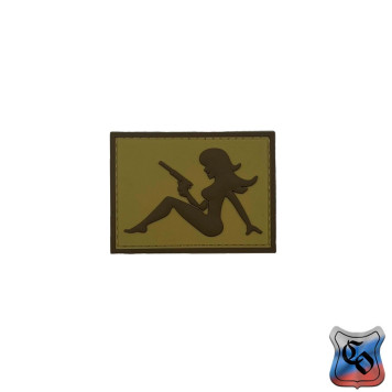 PVC Patch Girl with Pistol-1