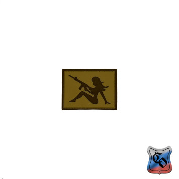 PVC Patch Girl with Rifle