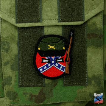 Confederate Kolobok Embroidered Patch-1