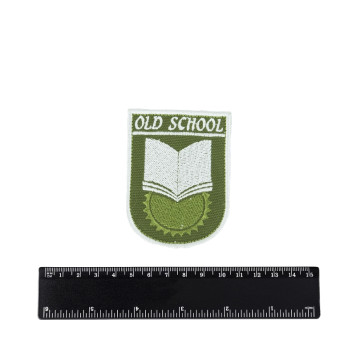 Old School Embroidered Patch-1
