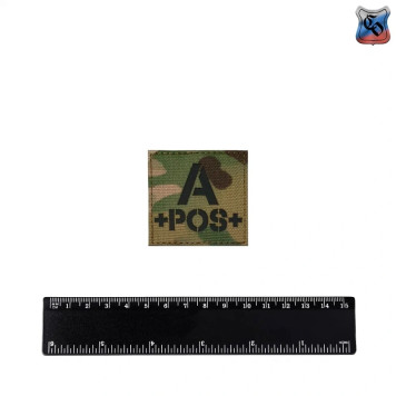 Reflective SSO Blood Type Patch Cordura-2