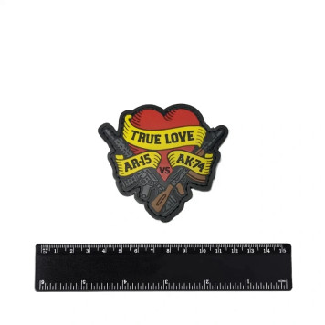 True Love AR15 vs AK74 PVC Patch