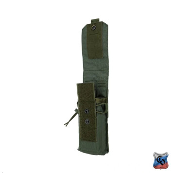 1AK103 MOLLE Magazine Pouch with Buttons, Velcro, and Elastic Retention-1