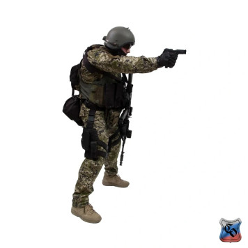 1AK103 MOLLE Magazine Pouch with Buttons, Velcro, and Elastic Retention-10