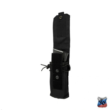1AK103 MOLLE Magazine Pouch with Buttons, Velcro, and Elastic Retention-6