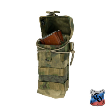 AK-2 MOLLE Double Magazine Pouch with Silent Closure & Elastic Retention-11