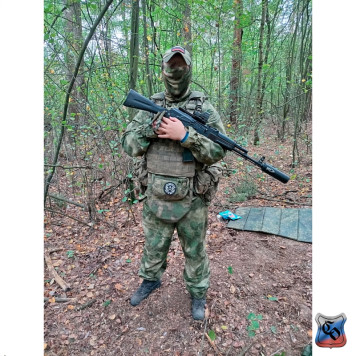 AK-2 MOLLE Double Magazine Pouch with Silent Closure & Elastic Retention-12