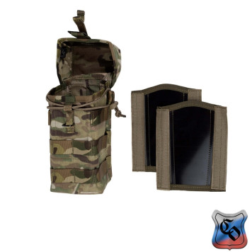 AK-2 MOLLE Double Magazine Pouch with Silent Closure & Elastic Retention-16