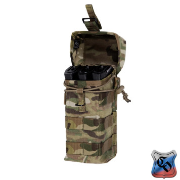 AK-2 MOLLE Double Magazine Pouch with Silent Closure & Elastic Retention-17