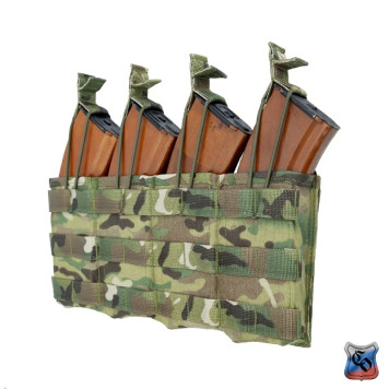 AKM 4 Mag Pouch MOLLE - No Flap-1