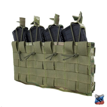 AKM 4 Mag Pouch MOLLE - No Flap-3