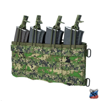 AKM 4 Mag Pouch MOLLE - No Flap-14