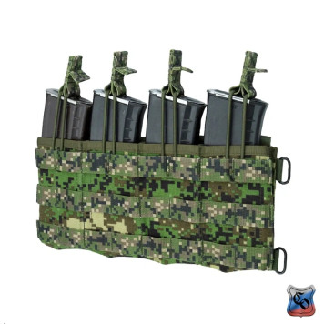 AKM 4 Mag Pouch MOLLE - No Flap-17