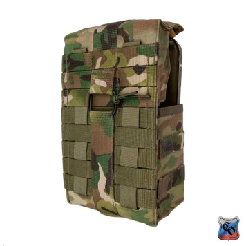 Universal Pouch for PKM 100 Box and Belt with MOLLE, Velcro, and Fastex-7