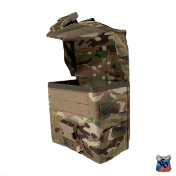 Universal Pouch for PKM 100 Box and Belt with MOLLE, Velcro, and Fastex-10